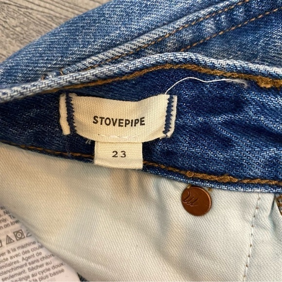 Madewell Stovepipe High Rise Button Fly Ankle Jeans - Picture 13 of 14